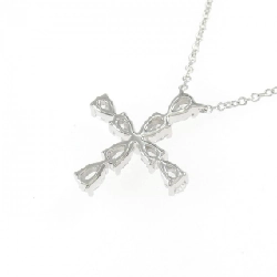 Hàng hiệu Authentic Harry Winston Dây chuyền hình chữ thập mini dạng cặp 840290