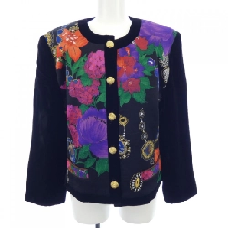 【Mã giảm giá】【Cổ điển】Thời trang Leonar LEONARD FASHION Áo khoác không cổ