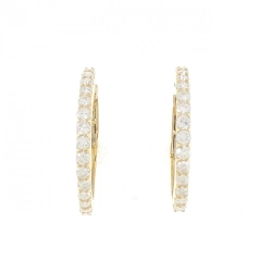 K18YG Bông tai kim cương 0.804CT - Hàng hiệu Chính hãng