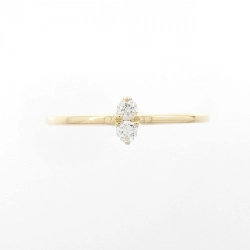 【Remake】Nhẫn kim cương K18YG 0.06CT 672131