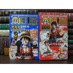 truyện tranh One Piece 500 Quiz Book - Eiichiro Oda ( trọn bộ 2 tập )