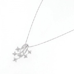 K18WG Dây chuyền kim cương hồng 0.05CT - Hàng hiệu Authentic 862293