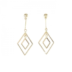 K18YG Bông tai - Hàng hiệu Authentic