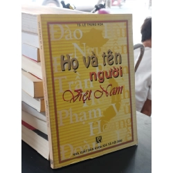 Họ và tên người Việt Nam - Lê Trung Hoa