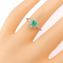 Nhẫn Emerald PT900 0.42CT - Hàng hiệu Chính hãng 854261