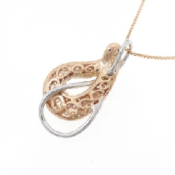 Dây chuyền kim cương K18WG/K18PG 0.77CT - Hàng hiệu Authentic 863742