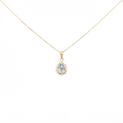 K18YG Aquamarine Necklace - Hàng hiệu Authentic