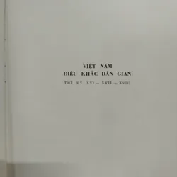 Việt Nam Điêu Khắc Dân Gian thế kỷ 15-18, do Trần Văn Cẩn tuyển chọn (Hiếm, rare books  600820