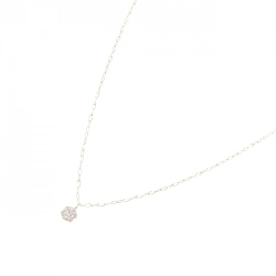 K18YG Solitaire Dây chuyền kim cương 0.10CT - Hàng hiệu Chính hãng 858404