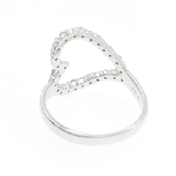 Nhẫn kim cương hình trái tim K18WG 0.50CT - Hàng hiệu chính hãng 848515