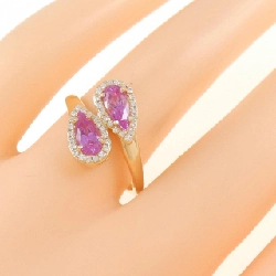 Nhẫn Sapphire K18YG 1.32CT - Hàng hiệu Chính hãng 855374