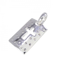 K18WG Đeo chéo Kim cương Pendant 0.21CT - Hàng hiệu Chính hãng 865121