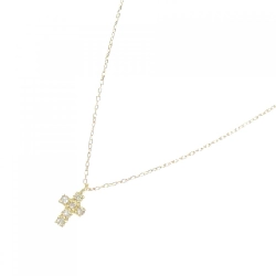 K18YG Dây chuyền kim cương hình chữ thập 0.04CT - Hàng hiệu Chính hãng 861760