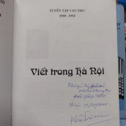 Sách: Viết trong Hà Nội - Tuyển tập thơ văn (1950 - 1954) (A3) 735840