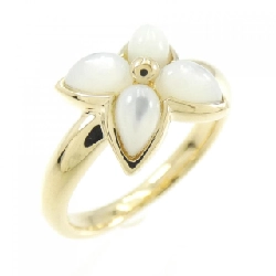 Nhẫn hoa ngọc trai mẹ K18YG - Hàng hiệu Authentic