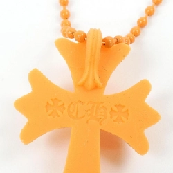 CHROME HEARTS CH CRS SML PLSTC ORANGE BALL CHAIN 604175364O1BXXX445 Pendant - Hàng hiệu Chính hãng 906548