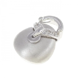 K18WG Dây chuyền kim cương 0.036CT - Hàng hiệu Chính hãng