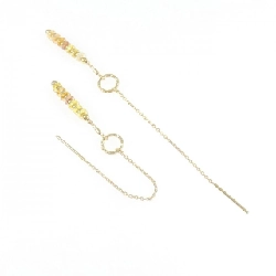 K18YG Sapphire Bông tai 1.80CT - Hàng hiệu Chính hãng 866455