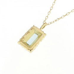 K18YG Blue Topaz Necklace 0.10CT - Hàng hiệu Authentic 861369