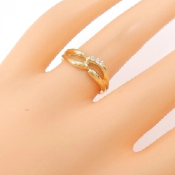 Nhẫn kim cương K18YG 673446