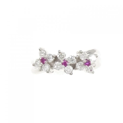 Nhẫn Ruby Hoa PT900 0.08CT - Hàng hiệu Chính hãng 853436