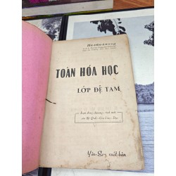 TOÁN HÓA HỌC LỚP ĐỆ TAM - HÀ VĂN DƯƠNG 144892