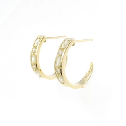 K18YG Bông tai kim cương 0.24CT - Hàng hiệu Chính hãng