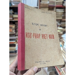 Lược Khảo Về Ngữ Pháp Việt Nam - Doãn Quốc Sỹ & Đoàn Viết Bửu 191561