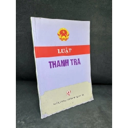 (TẶNG BOOKMARK) Luật Thanh Tra, 2012 - H1108 RBK