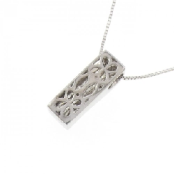 K18WG Pave Diamond Necklace 0.50CT - Hàng hiệu Authentic 857145