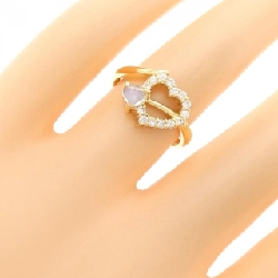 Nhẫn đá mặt trăng K18YG hình trái tim 668958