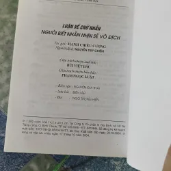 Luận về chữ Nhẫn ( người biết nhẫn nhịn sẽ vô địch) - Mạnh Chiêu Quân 701512