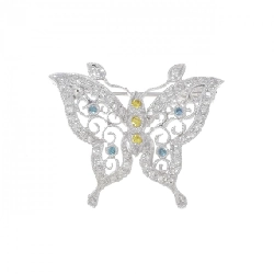 Brooch kim cương bướm 18KWG 0.46CT - Hàng hiệu Authentic