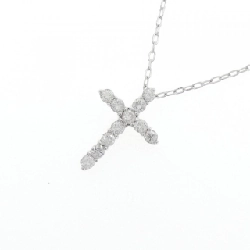 K18WG Dây chuyền kim cương chéo 0.30CT - Hàng hiệu Chính hãng 862988