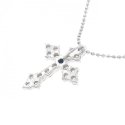 K18WG Dây chuyền kim cương chéo 0.50CT - Hàng hiệu Chính hãng 856808