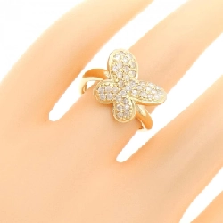 Nhẫn kim cương pavé bướm K18YG 0.50CT 671483