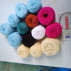 Pass 650gr len milk nhiều màu + tặng kèm 1 kim đan vòng 3.0mm 12151