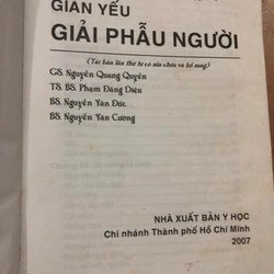 Sách cũ Giản yếu giải phẫu người 307043