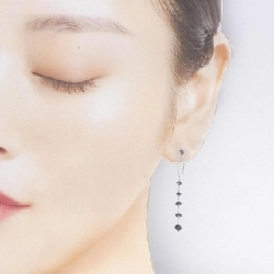 K18WG Bông tai kim cương 1.80CT - Hàng hiệu Chính hãng 861729