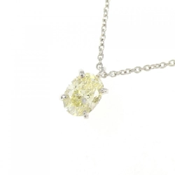 Dây chuyền kim cương PT900/PT850 0.575CT FLY VVS2 cắt oval - Hàng hiệu chính hãng 875636