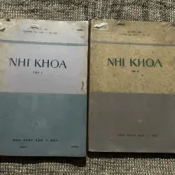 Nhi khoa 2 tập, khổ lớn hơn 400 trang 