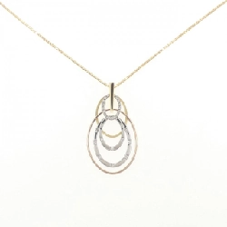 K18YG/PT900/K18PG Dây chuyền kim cương 0.20CT - Hàng hiệu Chính hãng