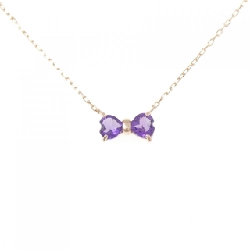 K10PG Ruy băng Amethyst Dây chuyền - Hàng hiệu Chính hãng