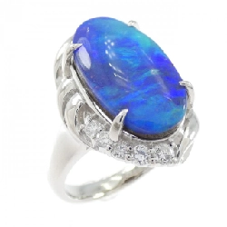 Nhẫn Boulder Opal PT900 5.47CT - Hàng hiệu Chính hãng