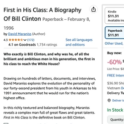 SALE: The biography of Bill Clinton - David Maraniss 451947