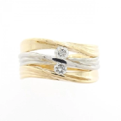 Nhẫn kim cương K18YG/PT900 0.20CT - Hàng hiệu Chính hãng 853672