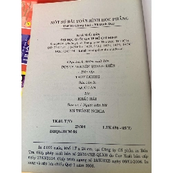 Một Số Bài Toán Hình Học Phẳng - Võ Giang Giai, Võ Đình Huy 2006 Tham khảo - luyện thi VAVO-AK1T1