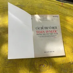 CÁC ĐỀ THI VÔ ĐỊCH TOÁN 19 NƯỚC TRONG ĐÓ CÓ VIỆT NAM 734201