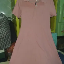 Đầm body VM Style màu hồng phấn form thoải mái đánh pickleball freesize chính hãng mới tag