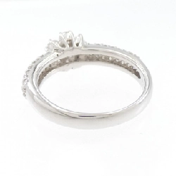 Nhẫn kim cương hoa K18WG 0.70CT 671953